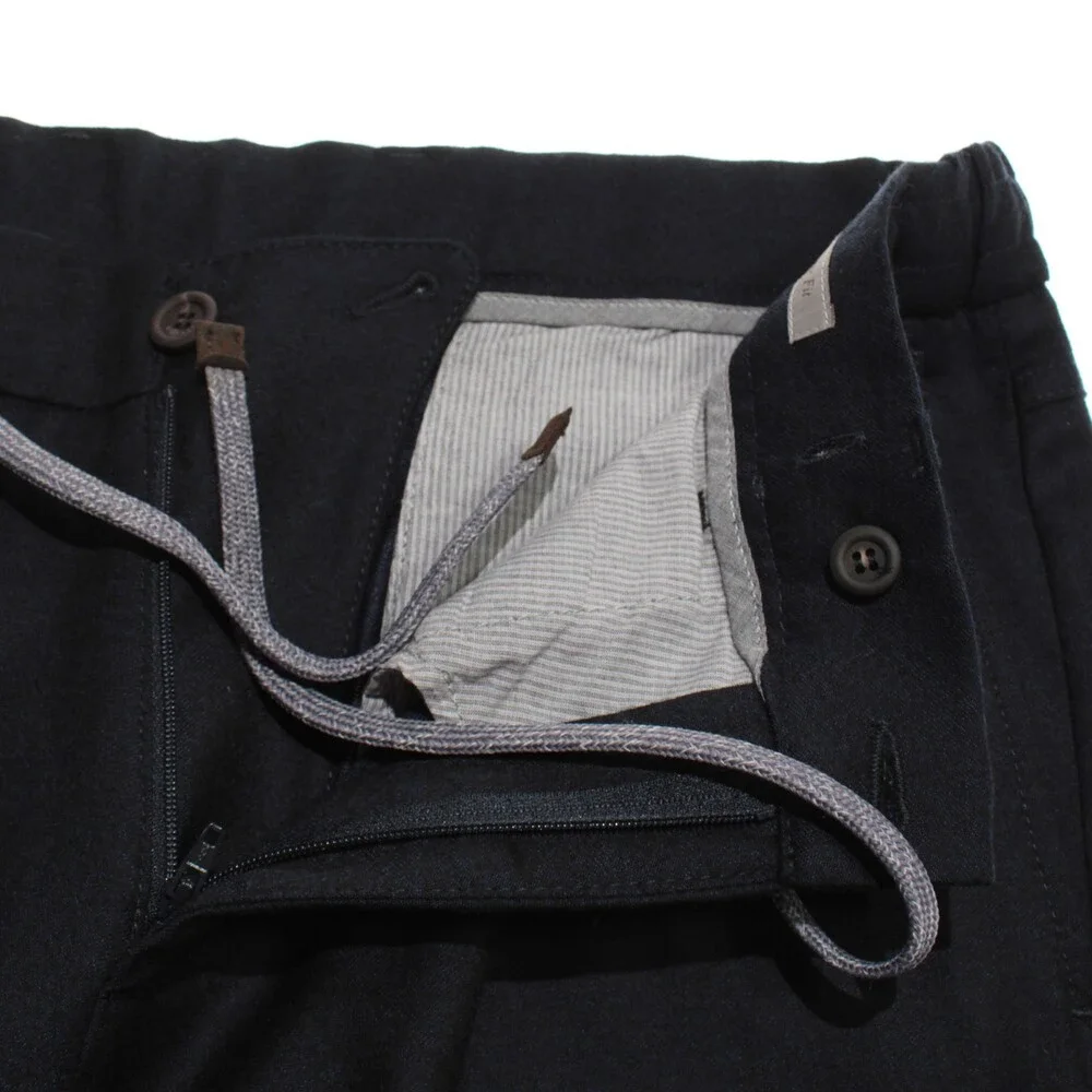 Canali NWT Dress Pants Size 48 (US 32) Jogger Fit Impeccabile in Blue 100% Wool